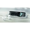 Orno NOEN USB x 2, dviejų prievadų modulinis 45x45 mm su USB įkrovikliu, 2.1A 5V DC, baltas