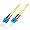 Efb Elektronik EFB Duplex Jumper SC-SC 9/125, OS2, LSZH, gelb, 3.0mm, 0,5m