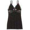 Obsessive Lingerie Set Chemise &amp; Thong Juodas Lace L/XL Adjustable Fit