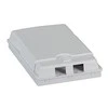 EFB Lizdas kliento FTTH vidinis sieninis jungiklis, skirtas 2x SC Simplex/LC Duplex IP20