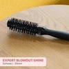 Olivia Garden Expert Blowout Shine Round Juodas 25 mm