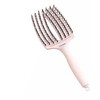 Plaukų šepetys džiovinimui Olivia Garden Fingerbrush Pastel Rožinė Large