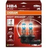 OSRAM Automobilinės lemputės NIGHT BREAKER LASER +150% HB4 51W 12V P22D (amerikietiškiems automobiliams) 2vnt
