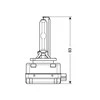 OSRAM Automobilinė lemputė XENON 35W PK32D-5 D3S 1vnt