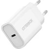 OTTERBOX STANDARTINIS ES SIENINIS ĮKROVIKLIS 20W - 1X USB-C 20W USB-PD Baltas