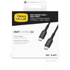 OTTERBOX STANDARTINIS USB C-C KABELIS 2M USB-PD Juodas