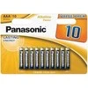 Panasonic Jednorazowa alkaliczna baterie AAA, 10-pack