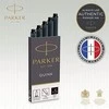 Rašalo kapsulės Parker Quink Juoda 10 vnt - 1950206