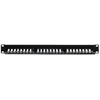NETRACK 104-01 patch panel 19inch 24-jungtys kat. 5e UTP su lentyna