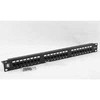 NETRACK 104-01 patch panel 19inch 24-jungtys kat. 5e UTP su lentyna