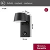 Paulmann Sieninis šviestuvas fasadinis šviestuvas PIR sensor 230V Wandl Cape 5W Juodas