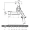 Perfexim Ugniai atsparus vožtuvas chromas 1 / 2 "PH015 1\ 48 (F301-015- 015- 015- 000)