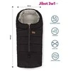 Petite&amp;Mars Petite &amp; Mars Jibot - šiltas 3in1 miegmaišis | Juoda