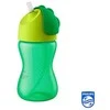 Philips AVENT 12+ mėn. puodelis su šiaudeliu 300 ml, žalias