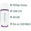 STICK Philips USB 3.0 64GB Snow Edition Magic Violetinė