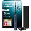 Elektrinis dantų šepetėlis Philips Sonicare Series 5500 HX7113/01, Mėlynas
