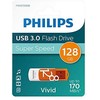 Oranžinis STICK Philips USB 3.0 128GB Vivid Edition Sunrise Oranžinis