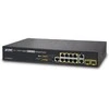 Šakotuvas SWITCH PLANET GS-5220-8P2T2S 8X 1GB BASE-T/2X 1GB BASE-T/2X 1GB BASE-X SFP ZARZĄDZALNY L2+ GIGABIT