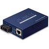 Šakotuvas „Planet IEEE802.3af PoE 10/100Base-TX“ į 100Base-FX (SC) medijos keitiklis