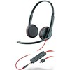 Ausinės Plantronics POLY BLACKWIRE C3225 USB-C