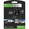 Atminties kortelė PNY PRO Elite Micro SDXC 1TB + Adapteris SD
