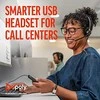 Plantronics POLY EncorePro 525 EP525 USB STEREO USB-A &amp; USB-C Ausinės