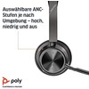 Ausinės Poly Voyager Focus 2 UC, Stereo, UC, W Stovas
