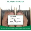 Polymaker PolyTerra PLA - 3kg - 1.75mm - Charcoal Juodas