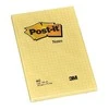Lipnūs lapeliai Post-it, 102 x 152 mm, 100 lapelių, langeliais, geltona