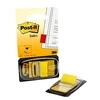 3M Lipnūs žymekliai Post-it, 25,4 x 43,2 mm, 50 lapelių, geltona