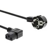 PREMIUMCORD Maitinimo laidas 230V 5m pasvirusi 90° kampu