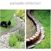 PROSPERPLAST PALISADA OGRODOWA PŁASKA 2 BRĄZOWA 3,8m