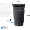 PROSPERPLAST RAINWATER CONTAINER WOODCAN Juodas 265L
