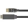 Python Series Kabelis PYTHON Python DisplayPort 1.4 ir HDMI 2.0 Kabelis Nylong. juodas 2m