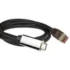 Python Series Kabelis PYTHON Python DisplayPort 1.4 ir HDMI 2.0 Kabelis Nylong. juodas 2m