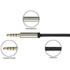 Kabelis PYTHON Jack 3.5mm - Jack 3.5mm 0.5m juoda (GC-M0231)