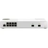 QNAP 8 prievadas 2,5 Gbps, 2 prievadas 10 Gbps SFP+ QSW-M2108-2S Žiniatinklio valdomas stalinis kompiuteris Maitinimo tipas Adapteriai