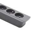 QOLTEC 50275 Maitinimo juosta 5 lizdai 1,8m Pilkas