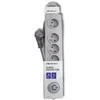 QOLTEC Apsauga nuo viršįtampių Quick Switch 5 lizdai 1.8m pilka