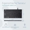 R-Go Tools Ergonomiczna R-Go Compact Break klaviatūra, su oprogramowaniem do robienia przerw, QWERTY (UK), su laidu, juoda