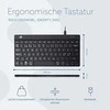 R Go Tools R-Go Klaviatūra Compact Break Nordic-išdėstymas juodas