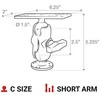 Ram Mounts UNPKD RAM UNIVERSALUS ELEKTRONINIS MONT