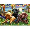 Ravensburger Dėlionė 100 vnt. - Šuniukų iškyla