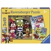 3 x 49 Puzzle Robot Trains - RAVENSBURGER dėlionė