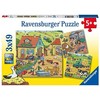 Ravensburger 3 dėlionės „Ūkyje“, 3×49 det., nuo 5 m.