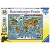RAVENSBURGER dėlionė Gyvūnai visame pasaulyje, 300d., 13257