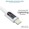 Kabelis USB Realpower USB-C - Lightning 2 m Baltas (385242)
