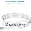 Realpower RealPower Lade/Datenkabel USB-C auf USB-C 2m baltas 3A