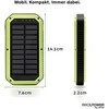 Powerbank Realpower RealPower Powerbank PB-10000 Solar juodas 10.000mAh
