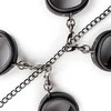 EasyToys Bondage Set - Adjustable Faux Leather Collar &amp; Cuffs Kit